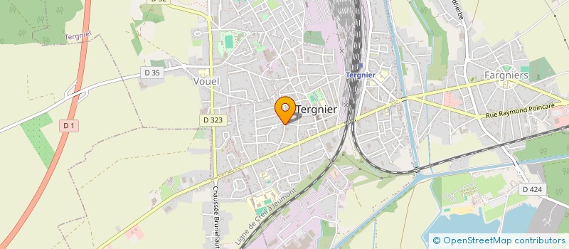 localisation de l'entreprise A&R  TERGNIER