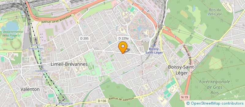 localisation de l'entreprise A R A  LIMEIL BREVANNES