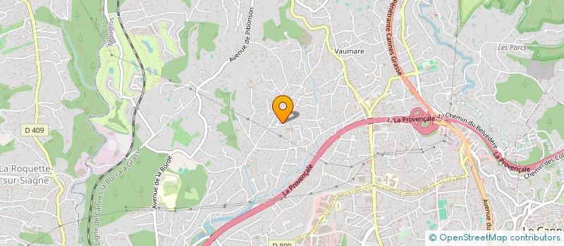 localisation de l'entreprise A.R.A  MOUGINS