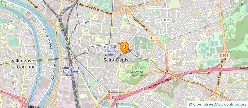 localisation de l'entreprise A.R.A AMENAGEMENT RENOV AGENCEMENT à SAINT-DENIS