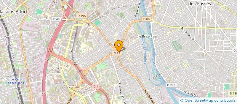 localisation de l'entreprise A.R.A FRANCE à CRETEIL