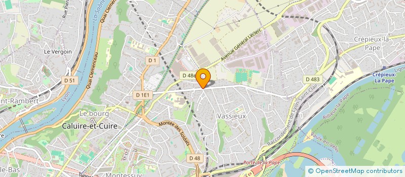 localisation de l'entreprise A.R.A. NETTOYAGE à CALUIRE-ET-CUIRE