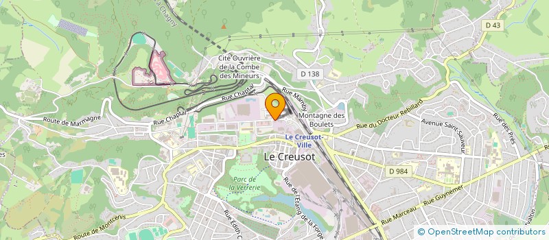 localisation de l'entreprise A R B à LE CREUSOT