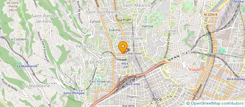 localisation de l'entreprise A.R.B  NICE