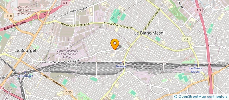 localisation de l'entreprise A.R.B. à DRANCY
