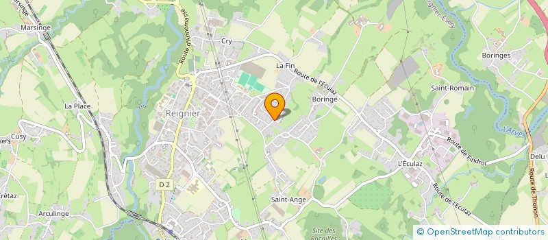 localisation de l'entreprise A.R.B à REIGNIER-ESERY