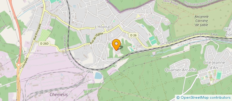 localisation de l'entreprise A.R.B CONSEIL  L'HOPITAL