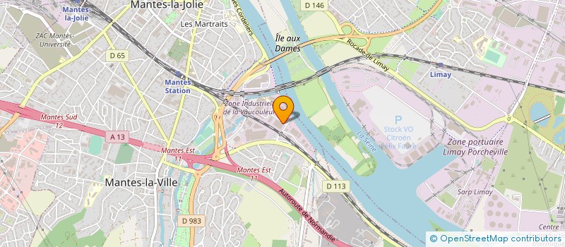 localisation de l'entreprise A.R.B. SERVICES à MANTES-LA-VILLE
