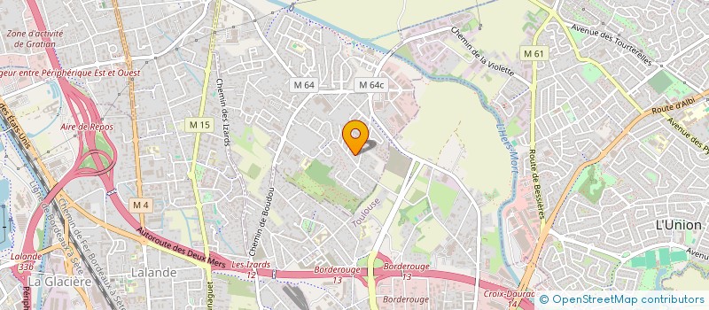 localisation de l'entreprise A.R BAT  LAUNAGUET