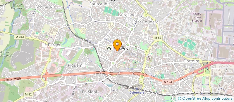 localisation de l'entreprise A R BIKES à COLOMIERS