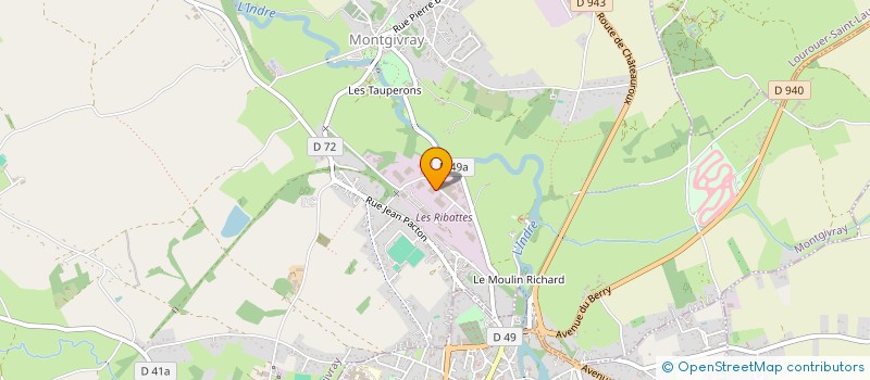 localisation de l'entreprise A.R. BOIS à MONTGIVRAY