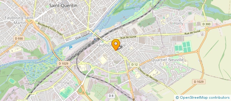 localisation de l'entreprise A.R.C à SAINT-QUENTIN