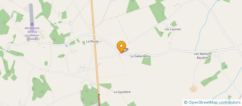 localisation de l'entreprise A.R.C.A.D.'I à VICQ-SUR-NAHON