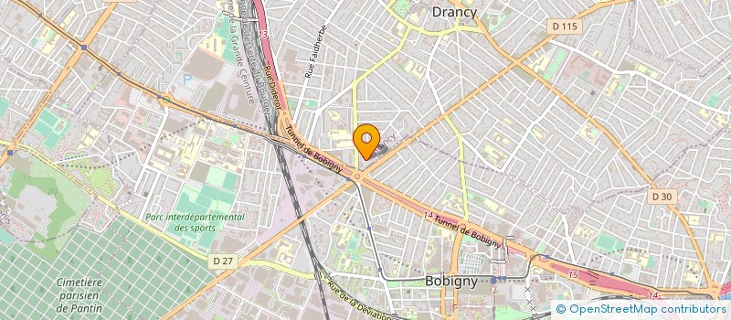 localisation de l'entreprise A.R.C FORMATION  BOBIGNY