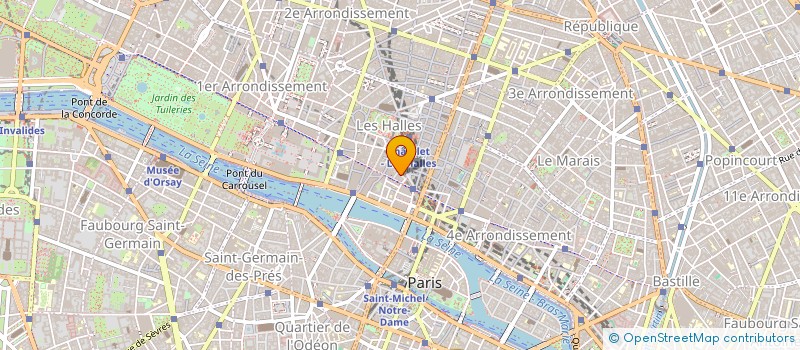 localisation de l'entreprise A.R.C INTERIEUR  PARIS