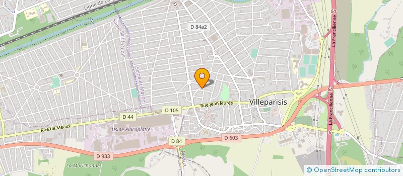localisation de l'entreprise A.R.C MEAUX à VILLEPARISIS