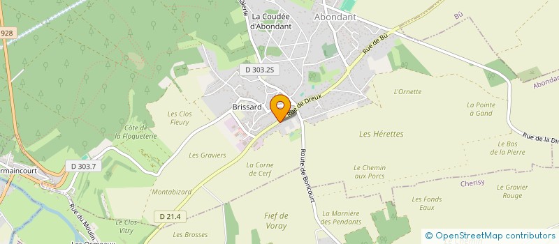 localisation de l'entreprise A.R.C RENOV à ABONDANT