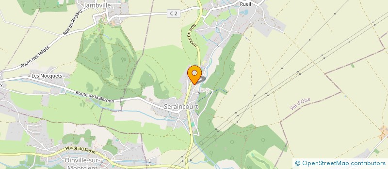 localisation de l'entreprise A.R.C. SANITAIRE  SERAINCOURT