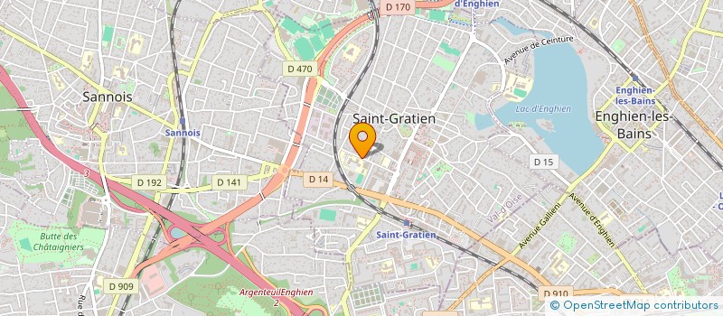 localisation de l'entreprise A&R CONSULTING à SAINT-GRATIEN