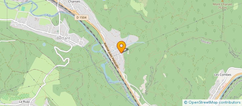 localisation de l'entreprise A.R. CREATION INFORMATIQUE  AMBERIEU-EN-BUGEY