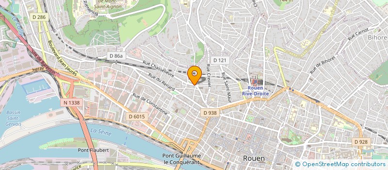 localisation de l'entreprise A.R.D.I. à ROUEN