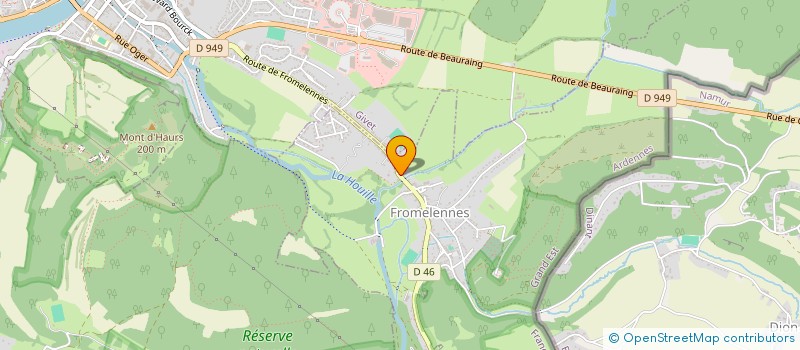 localisation de l'entreprise A.R.D IMMO  FROMELENNES