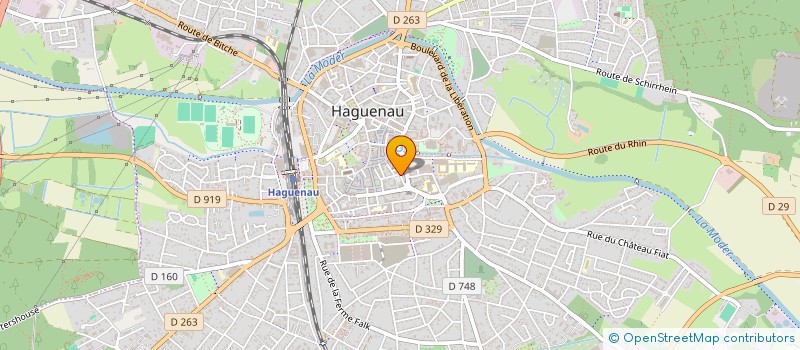 localisation de l'entreprise A.R.D.S.V. à HAGUENAU