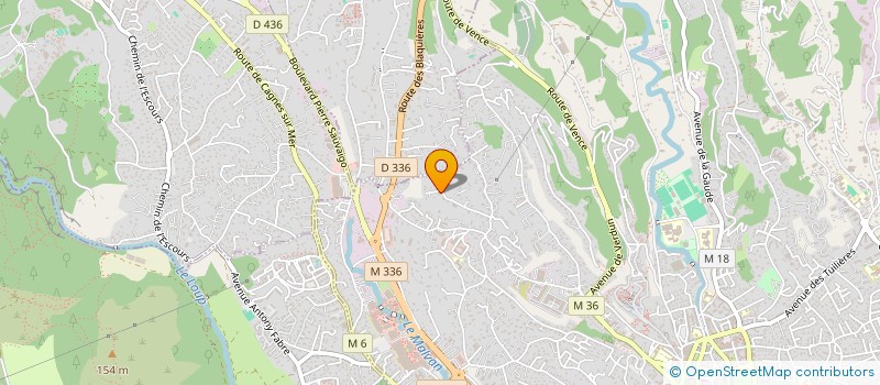 localisation de l'entreprise A.R.D SARL à CAGNES-SUR-MER