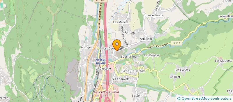 localisation de l'entreprise A.R.DIS. à GRESY-SUR-AIX