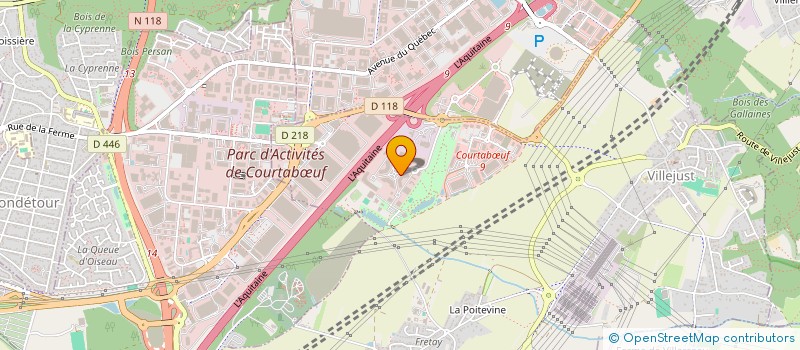 localisation de l'entreprise A.R.E à VILLEJUST