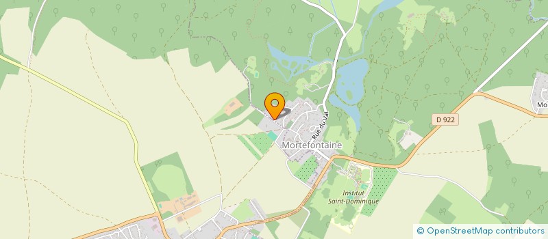 localisation de l'entreprise A.R.F.  MORTEFONTAINE