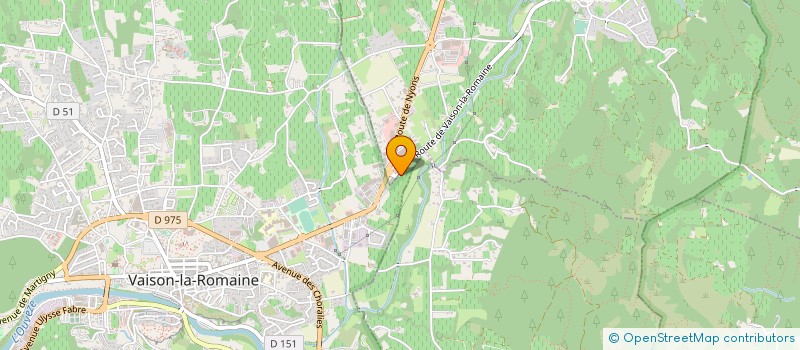 localisation de l'entreprise A & R FINANCES 84  SAINT-ROMAIN-EN-VIENNOIS