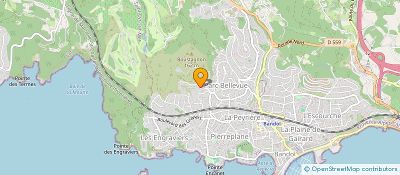 localisation de l'entreprise A R FORCES à BANDOL