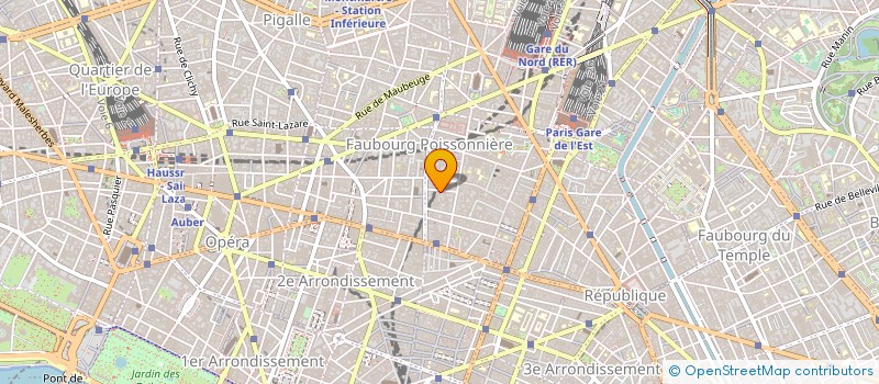 localisation de l'entreprise A.R.G. à PARIS