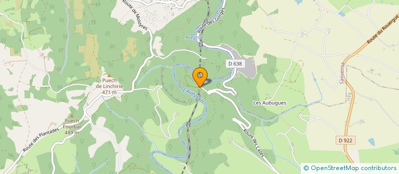 localisation de l'entreprise A.R.G.  LA FOUILLADE