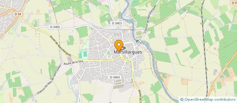 localisation de l'entreprise A.R.G  MARSILLARGUES