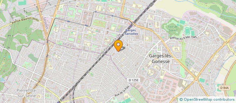 localisation de l'entreprise A.R.G.O IMMO à GARGES-LES-GONESSE