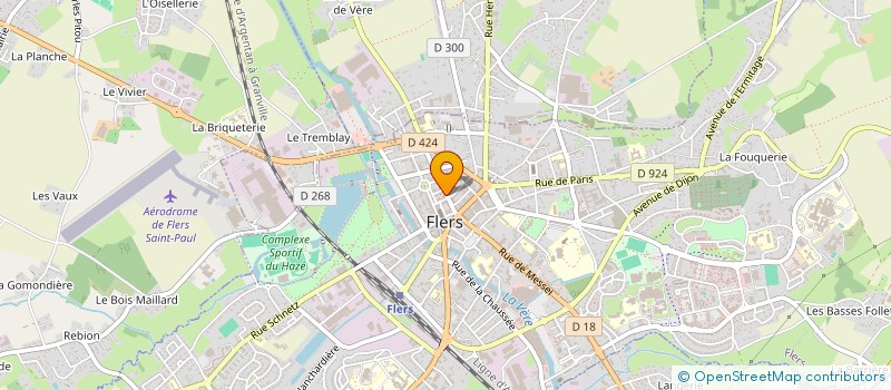 localisation de l'entreprise A.R GROUPE à FLERS