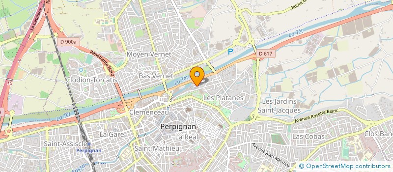 localisation de l'entreprise A.R.I. à PERPIGNAN