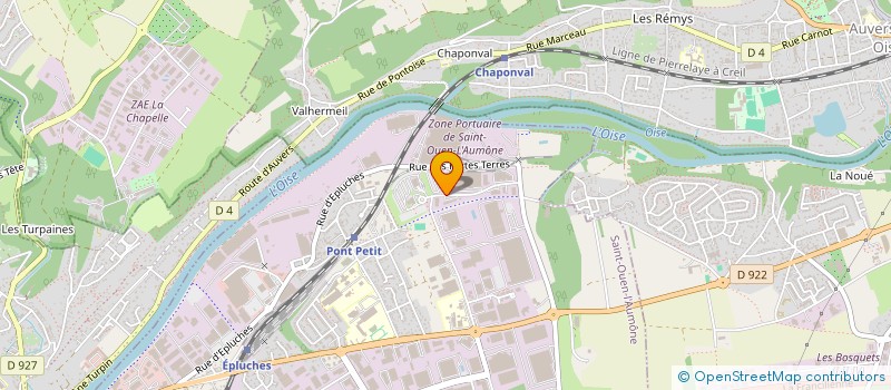 localisation de l'entreprise A.R.I. AGENCEM RENOV D INTERIEUR  SAINT-OUEN-L'AUMONE