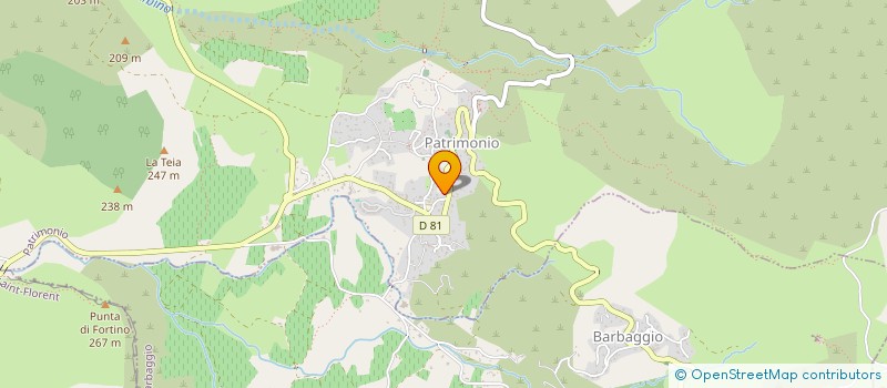 localisation de l'entreprise A.R.I. BRASSERIA RIBELLA à PATRIMONIO