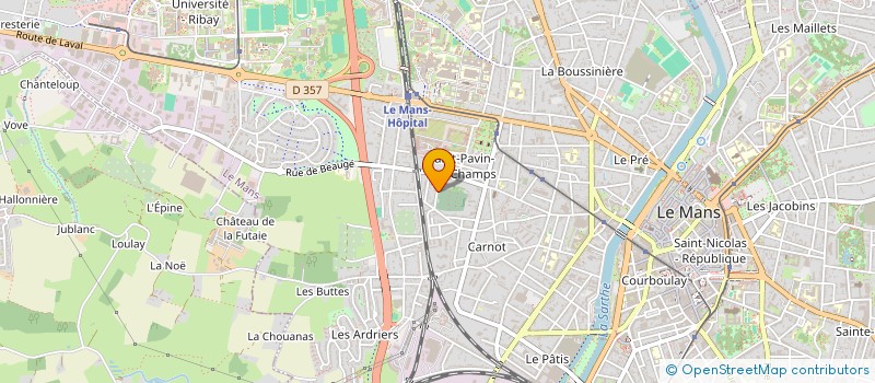 localisation de l'entreprise A R I S à LE MANS
