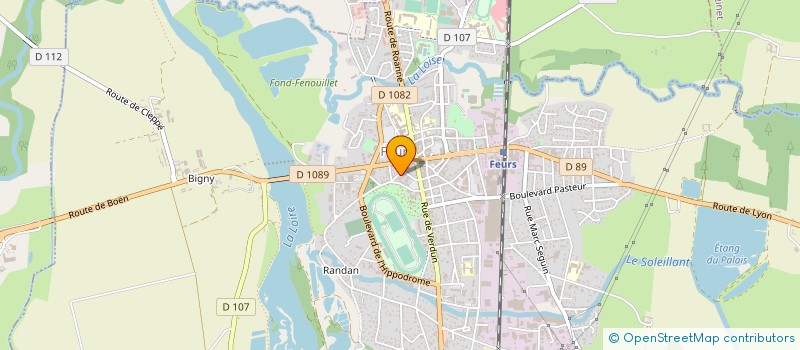 localisation de l'entreprise A.R.I.S. AUTOMATISATION RENOVATION INSTALLATION DE STRUCTURES METALLIQUES  FEURS