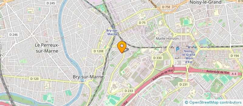 localisation de l'entreprise A.R. IMMO  BRY-SUR-MARNE
