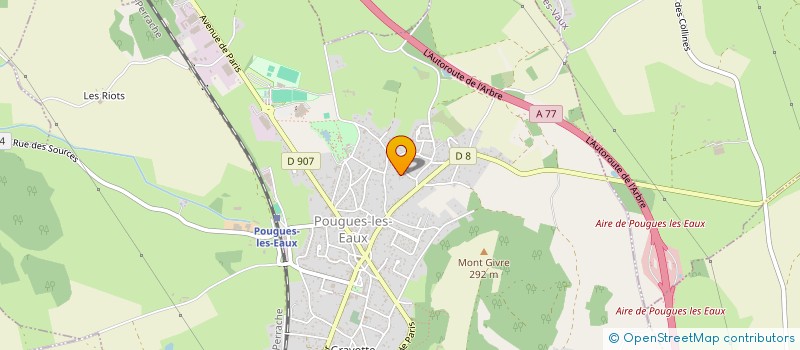 localisation de l'entreprise A.R.IMMO  POUGUES-LES-EAUX