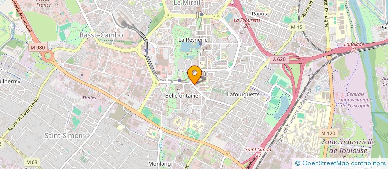 localisation de l'entreprise A.R IMMOBILIER à TOULOUSE