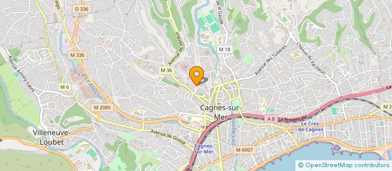 localisation de l'entreprise A&R INVESTS à CAGNES-SUR-MER