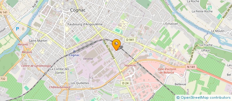 localisation de l'entreprise A.R.K AL KARIM  CHATEAUBERNARD