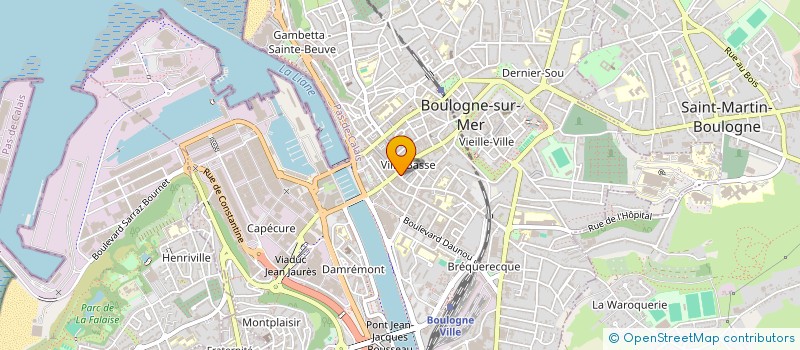 localisation de l'entreprise A.R.K.L à BOULOGNE-SUR-MER