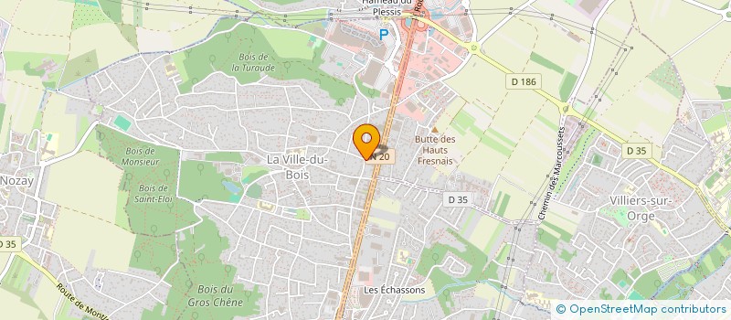 localisation de l'entreprise A.R.L. APPLICATION RESEAUX LOCAUX  LA VILLE-DU-BOIS